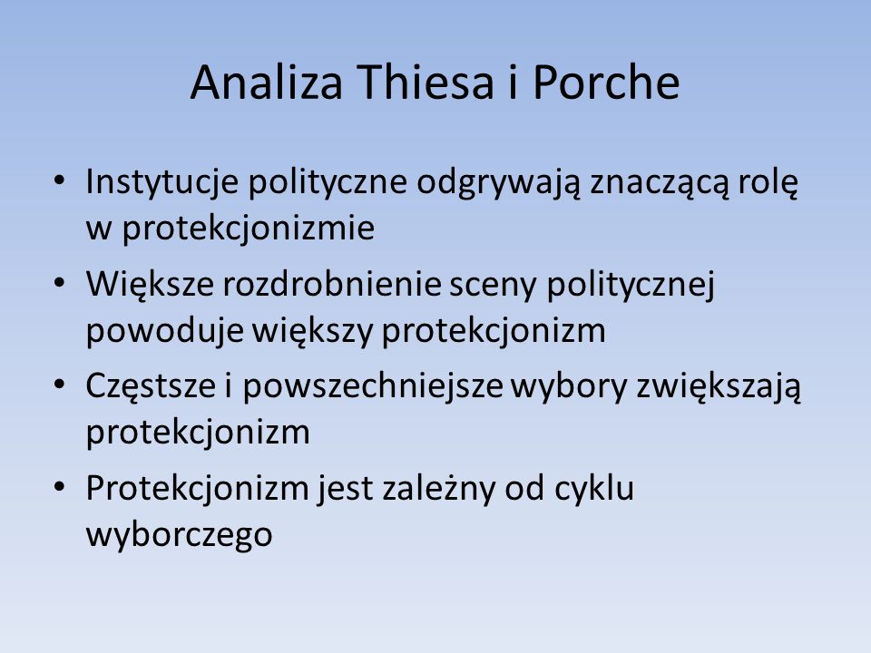 Analiza Thiesa i Porche