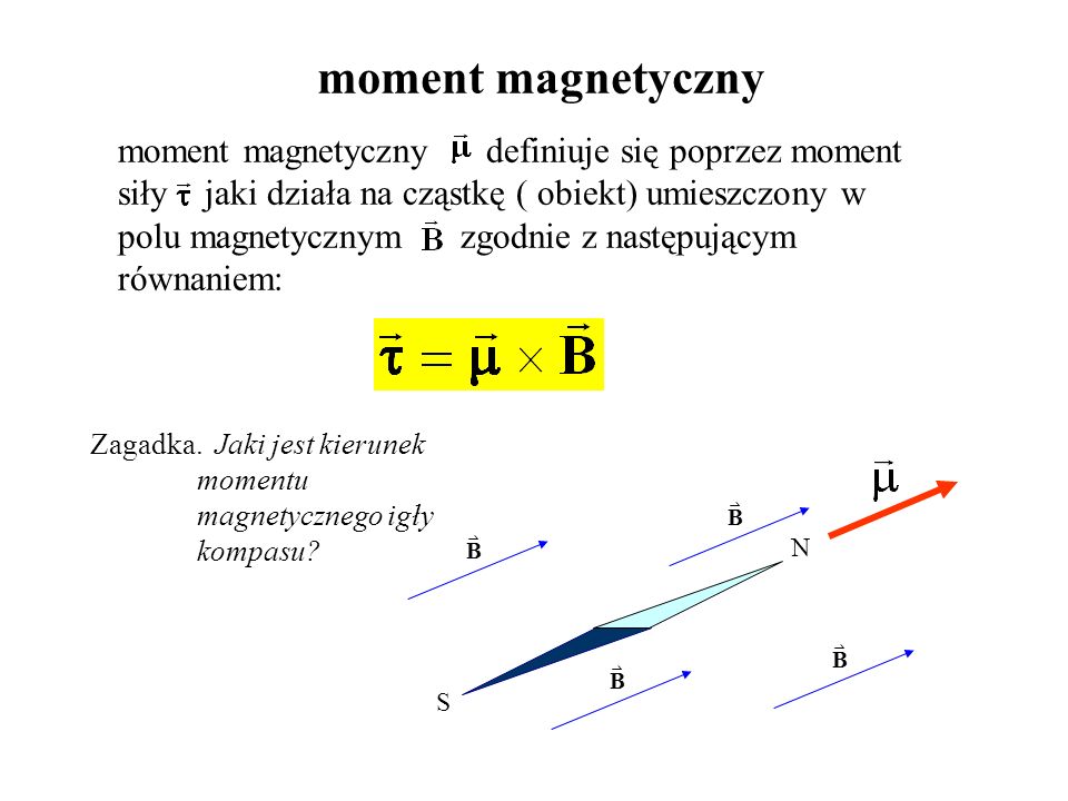moment magnetyczny