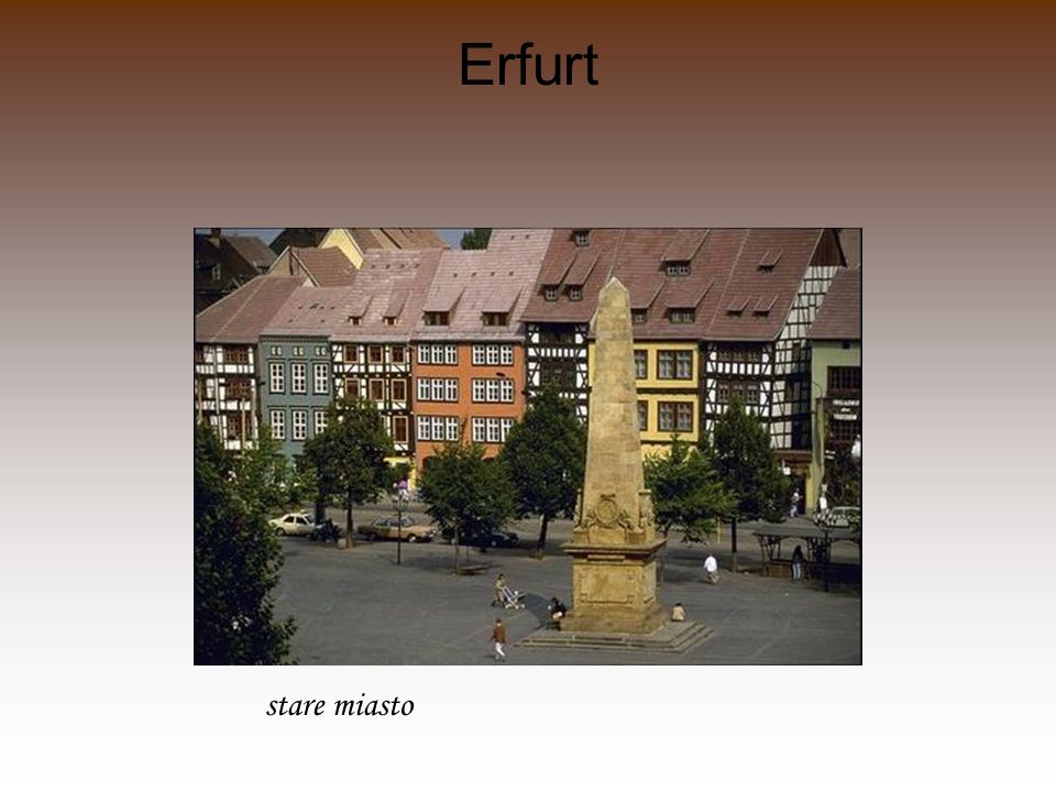 Erfurt stare miasto