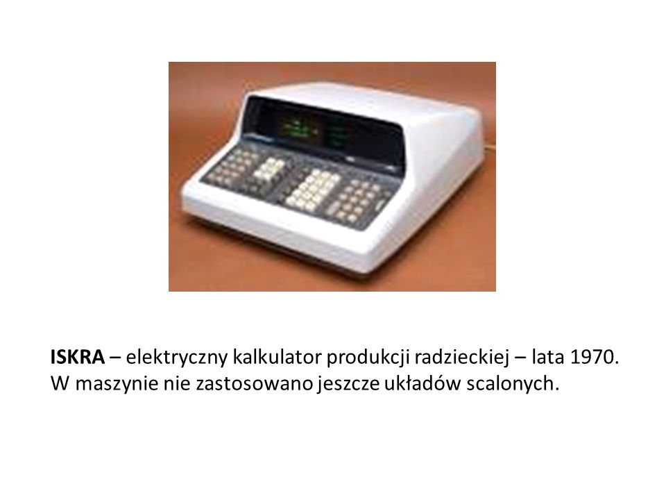 ISKRA – elektryczny kalkulator produkcji radzieckiej – lata 1970.