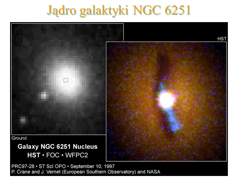 Jądro galaktyki NGC 6251