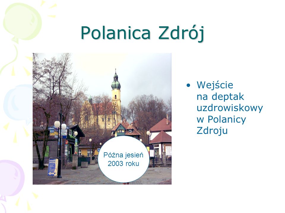 Polanica Zdrój Wejście na deptak uzdrowiskowy w Polanicy Zdroju