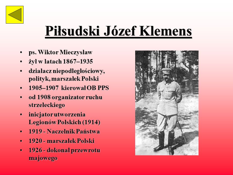 Piłsudski Józef Klemens