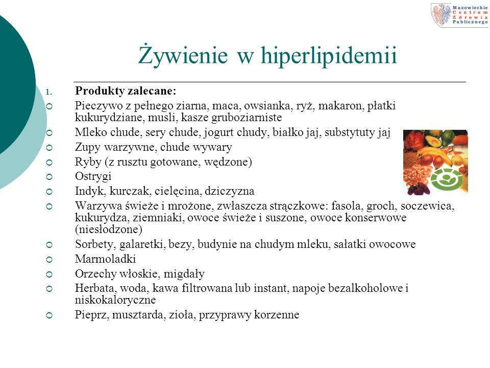 Żywienie w hiperlipidemii
