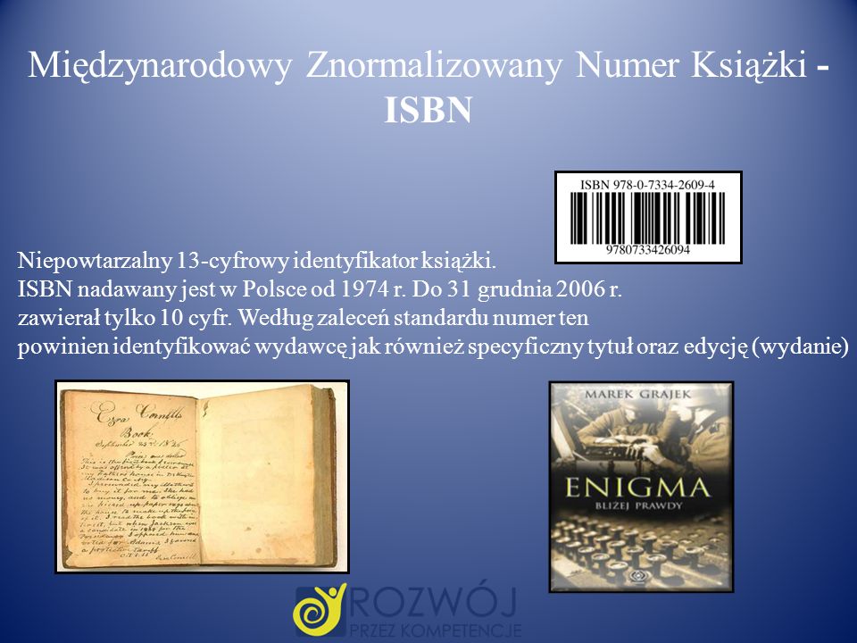 Międzynarodowy Znormalizowany Numer Książki - ISBN