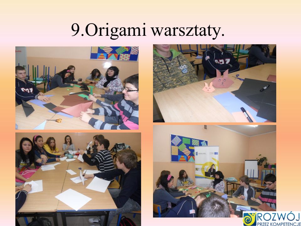 9.Origami warsztaty.