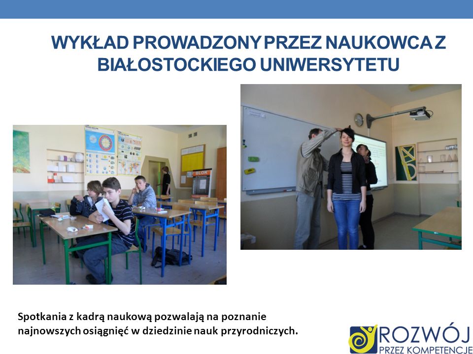 Wykład prowadzony przez naukowca z Białostockiego uniwersytetu