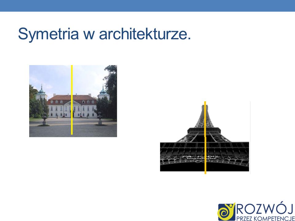 Symetria w architekturze.