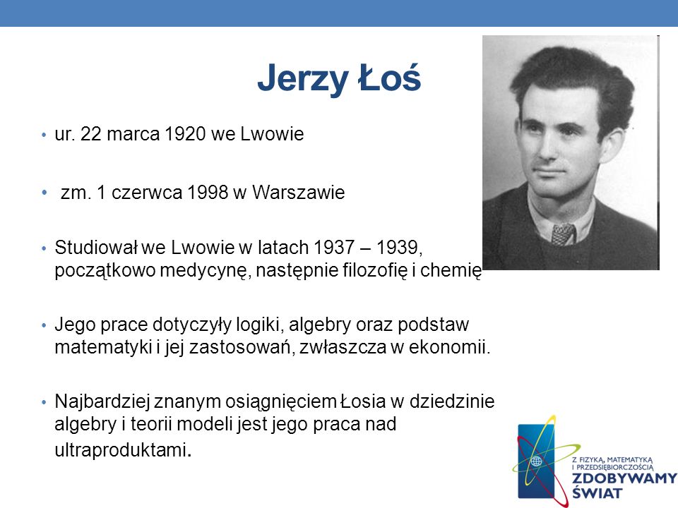 Jerzy Łoś zm. 1 czerwca 1998 w Warszawie ur. 22 marca 1920 we Lwowie