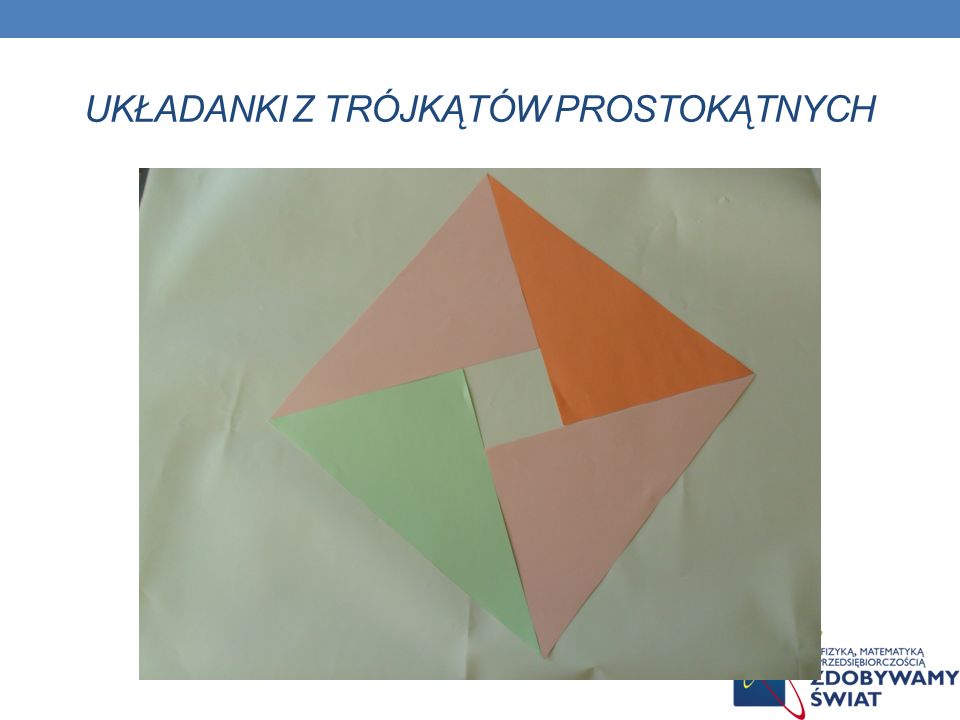 Układanki z trójkątów prostokątnych