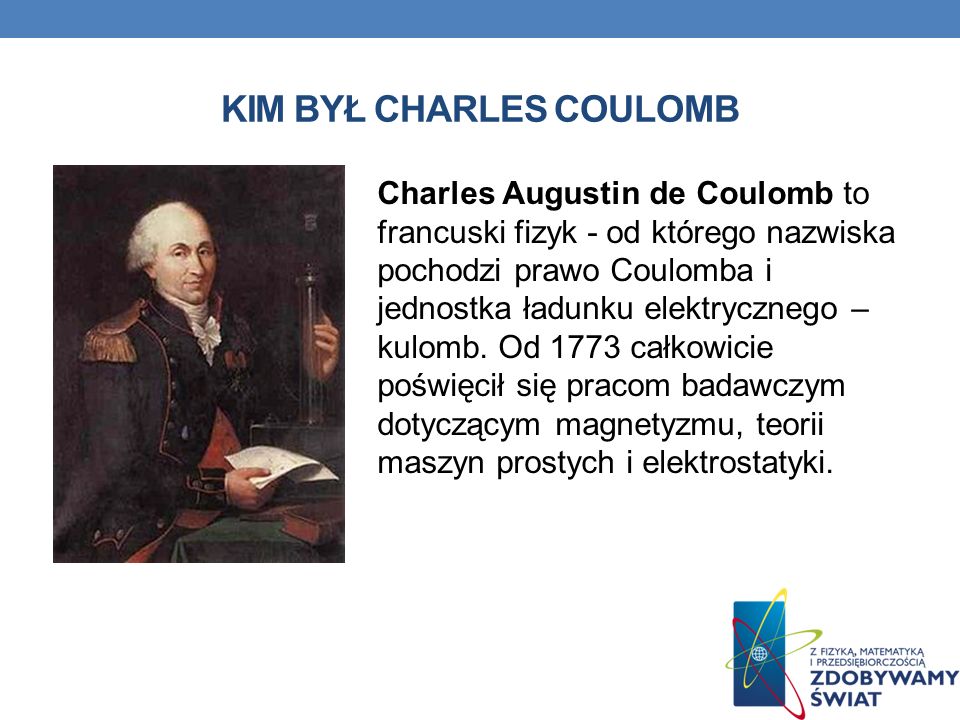 KIM BYŁ CHARLES COULOMB