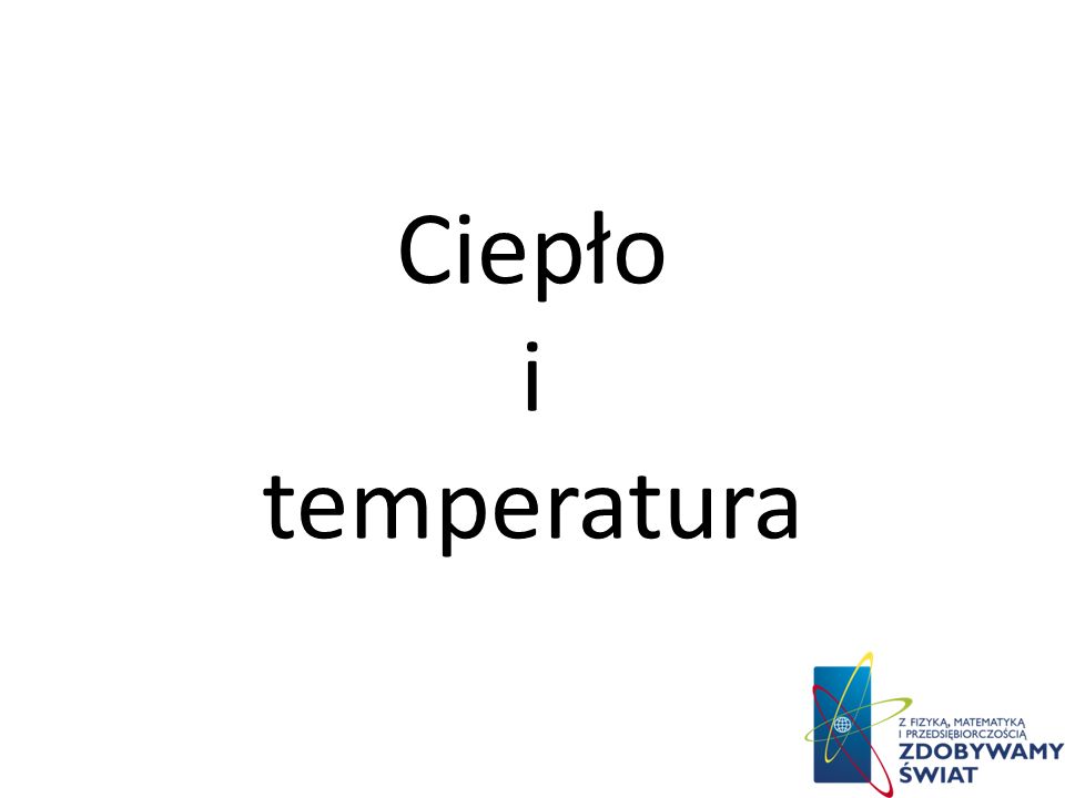 Ciepło i temperatura