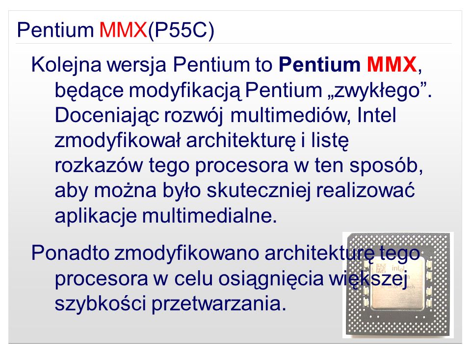 Pentium MMX(P55C)
