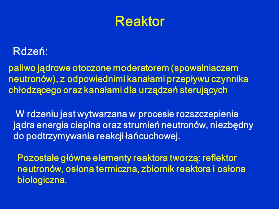 Reaktor Rdzeń: