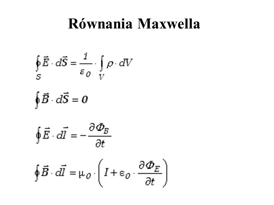 Równania Maxwella