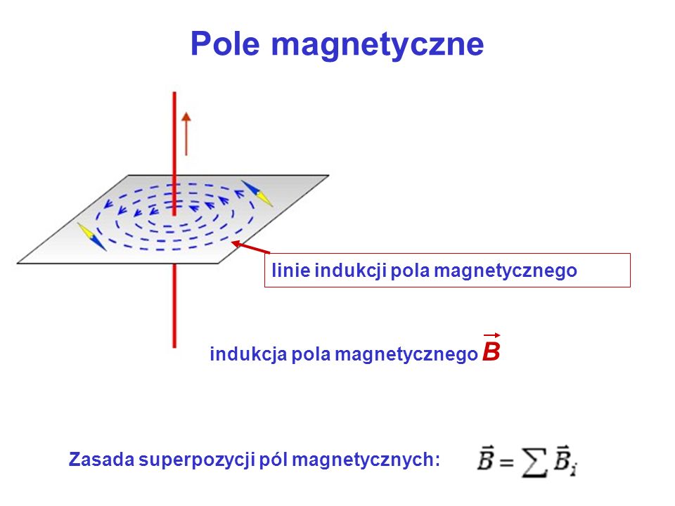 Pole magnetyczne linie indukcji pola magnetycznego