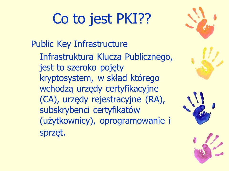 Co to jest PKI Public Key Infrastructure