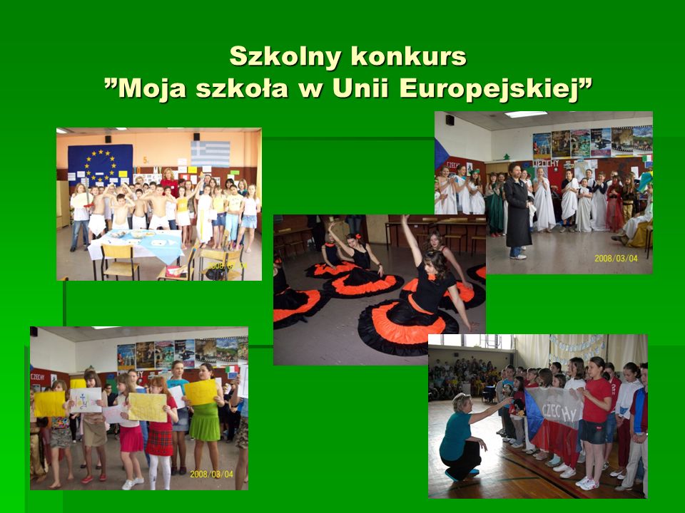 Szkolny konkurs Moja szkoła w Unii Europejskiej