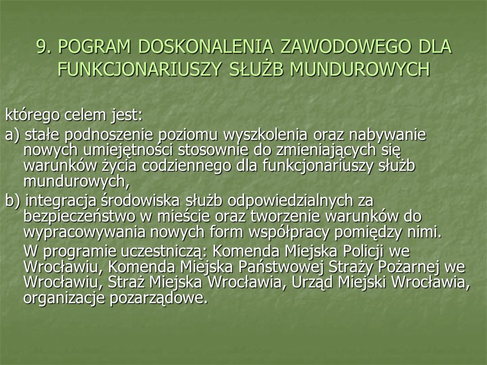 PROGRAM POPRAWY BEZPIECZEŃSTWA - Ppt Pobierz