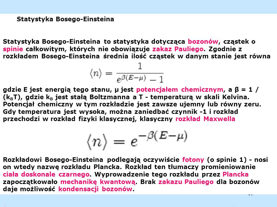 Statystyka Bosego-Einsteina