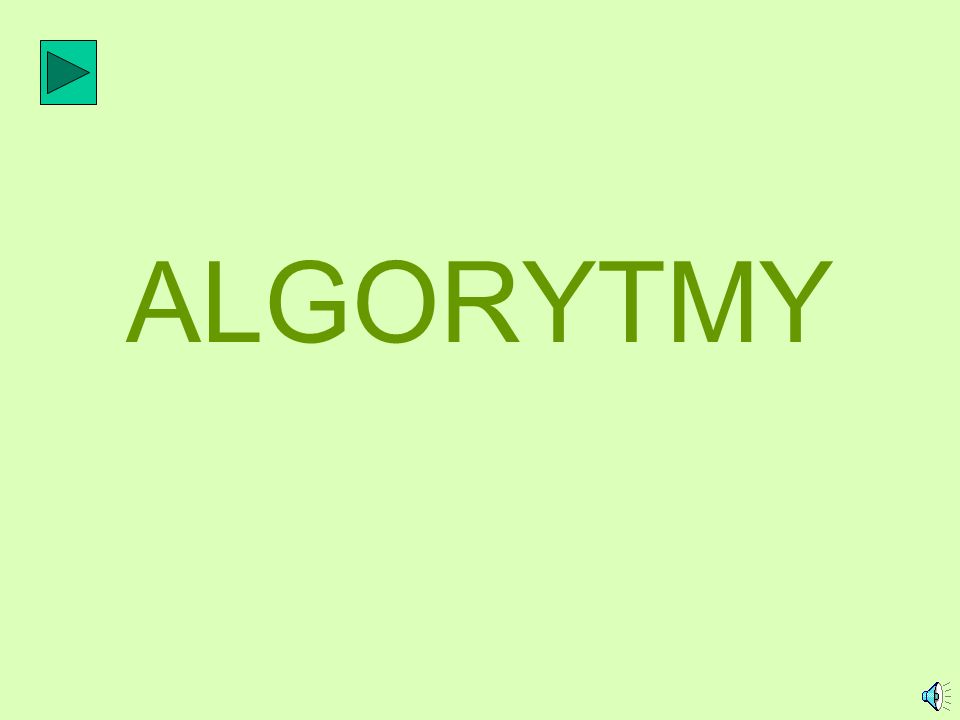 ALGORYTMY