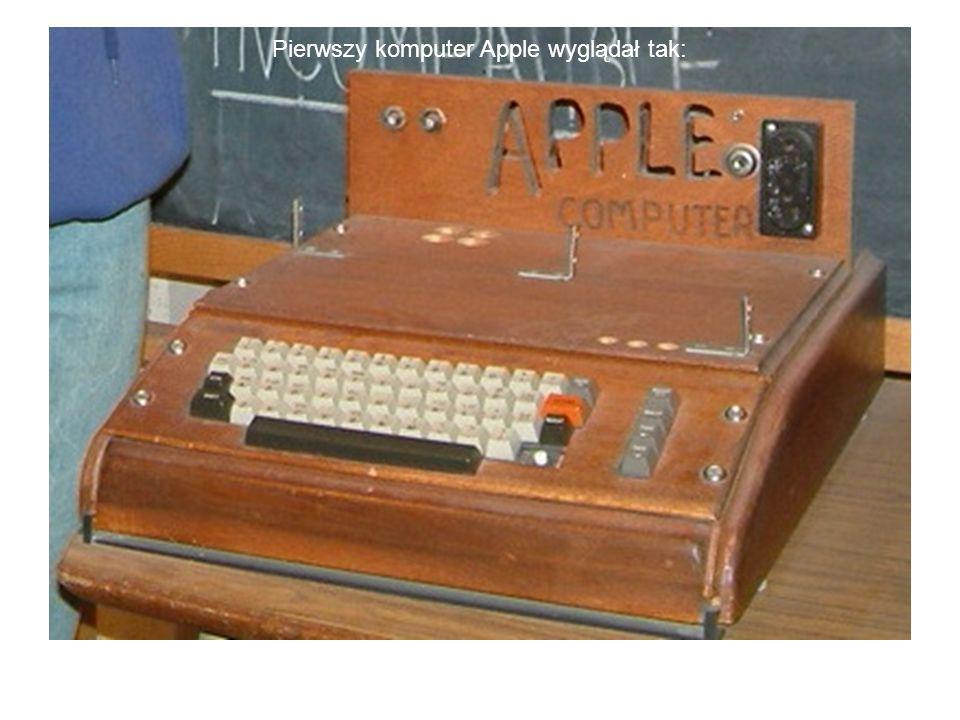 Pierwszy komputer Apple wyglądał tak: