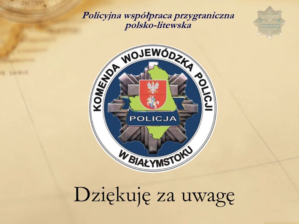 Policyjna współpraca przygraniczna polsko-litewska