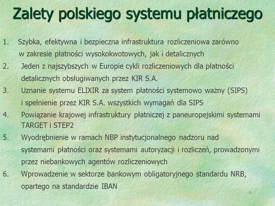 Zalety polskiego systemu płatniczego
