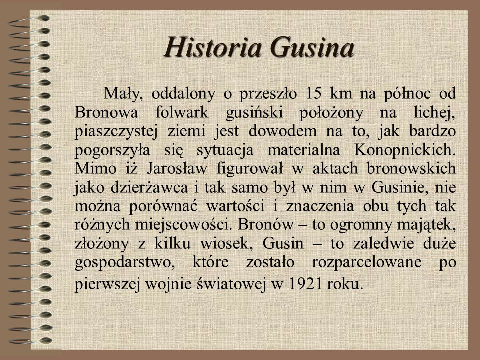 Historia Gusina