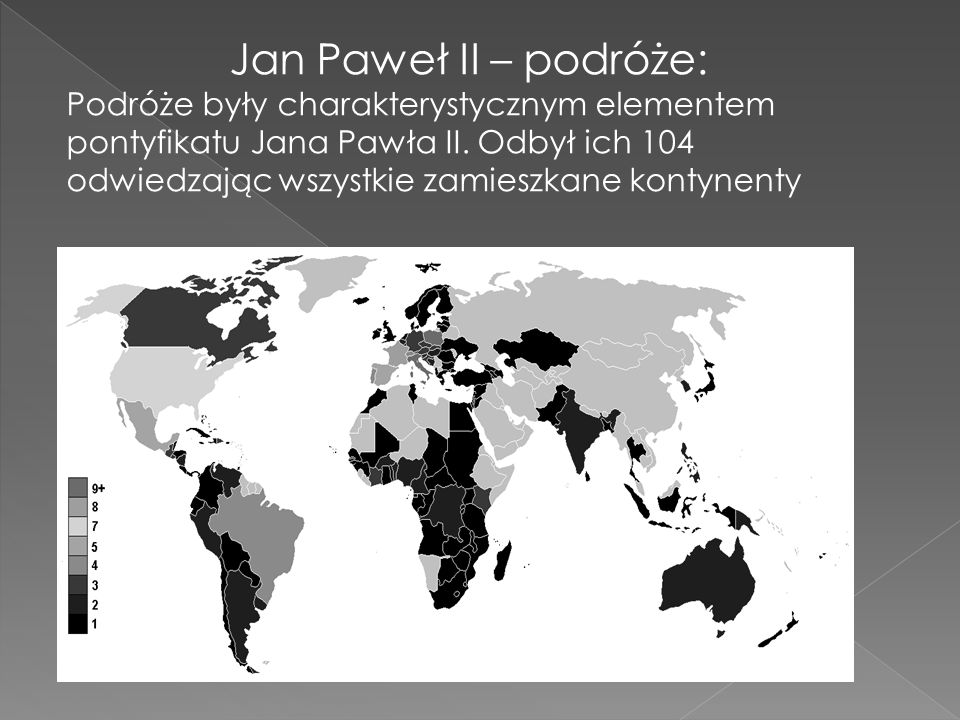 Jan Paweł II – podróże: