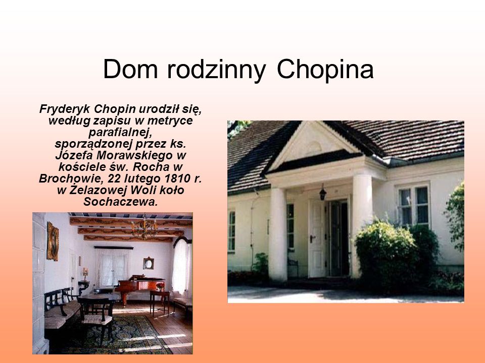Dom rodzinny Chopina