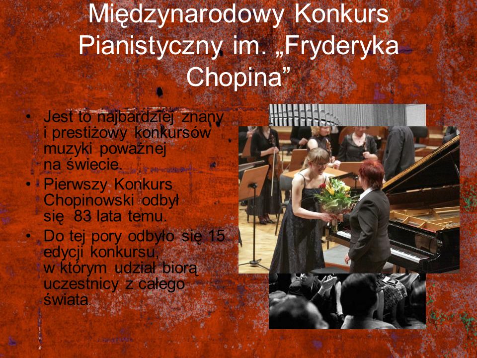 Międzynarodowy Konkurs Pianistyczny im. „Fryderyka Chopina