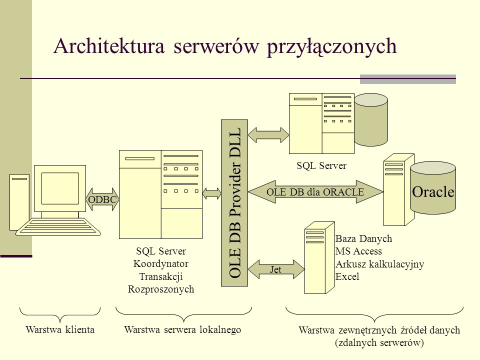 Architektura serwerów przyłączonych