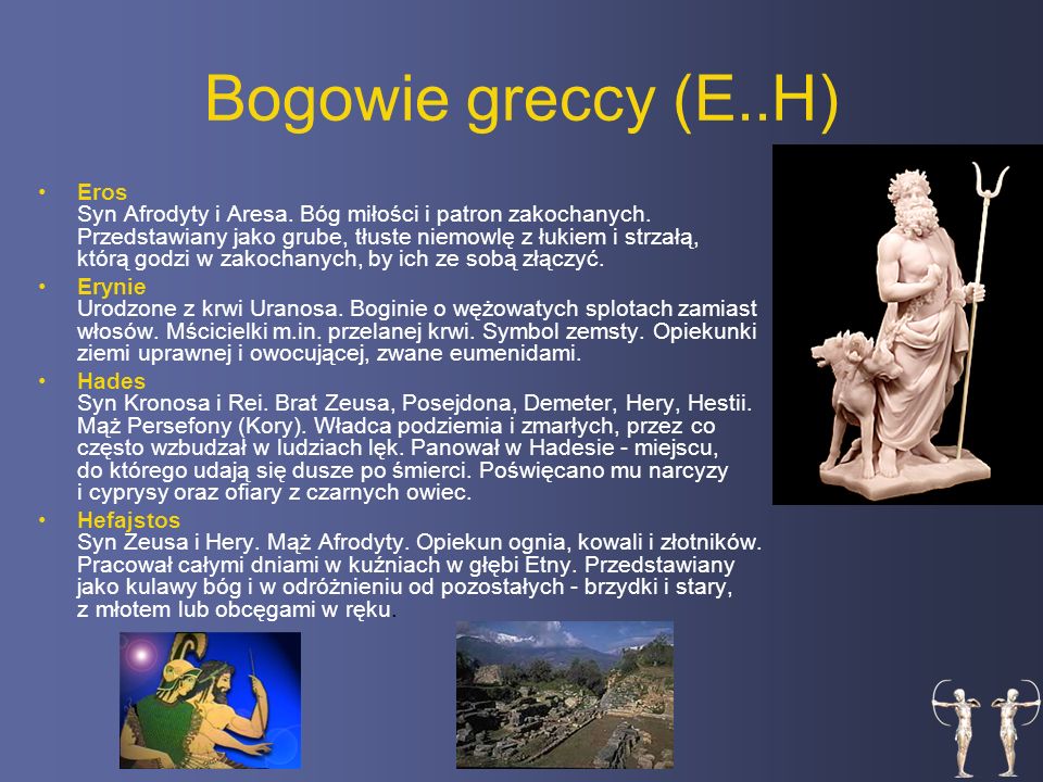 Bogowie greccy (E..H)