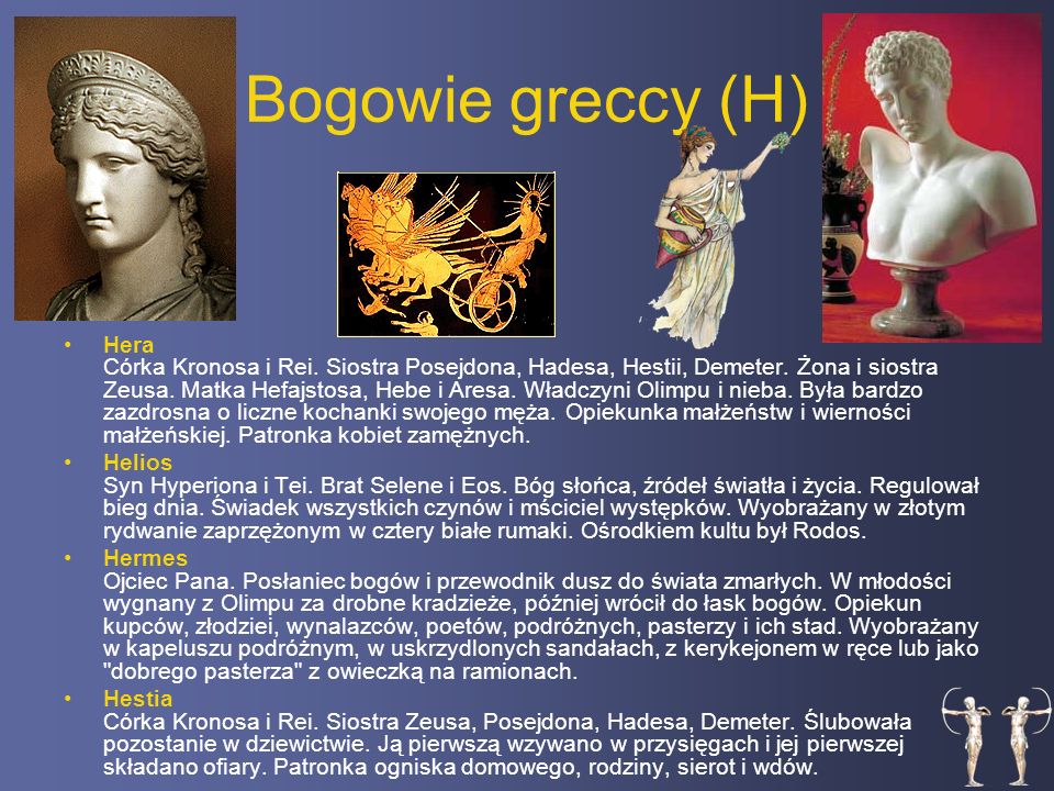 Bogowie greccy (H)