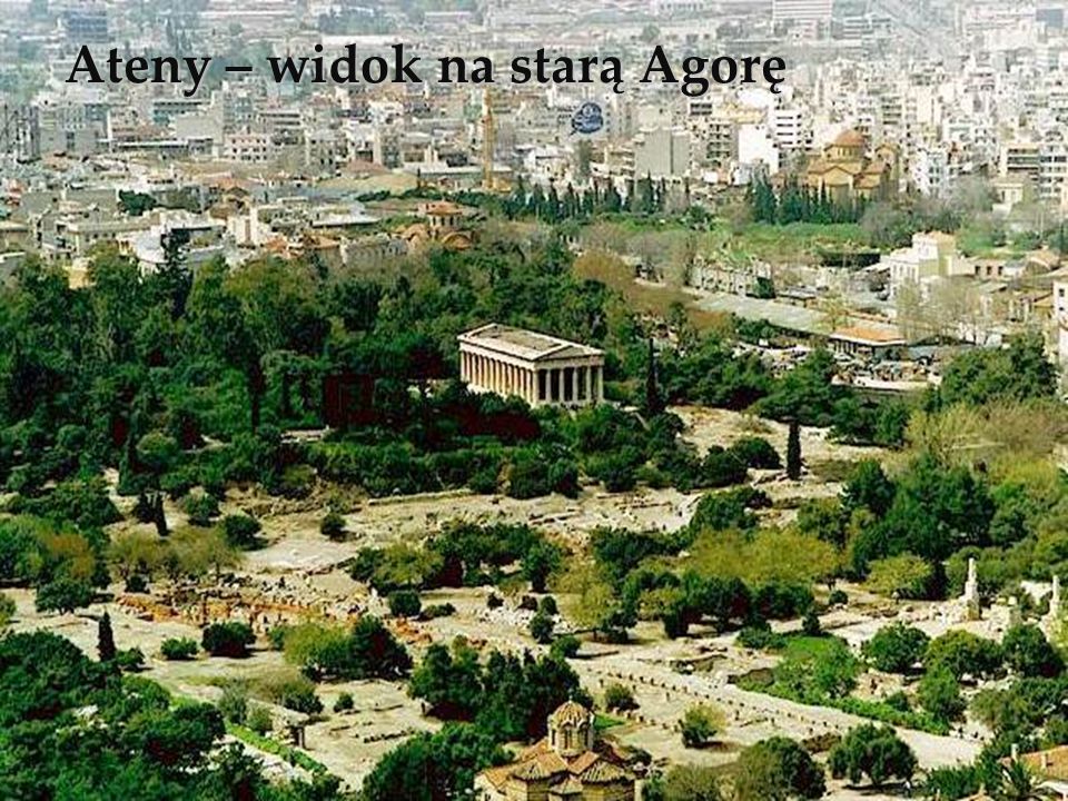 Ateny – widok na starą Agorę