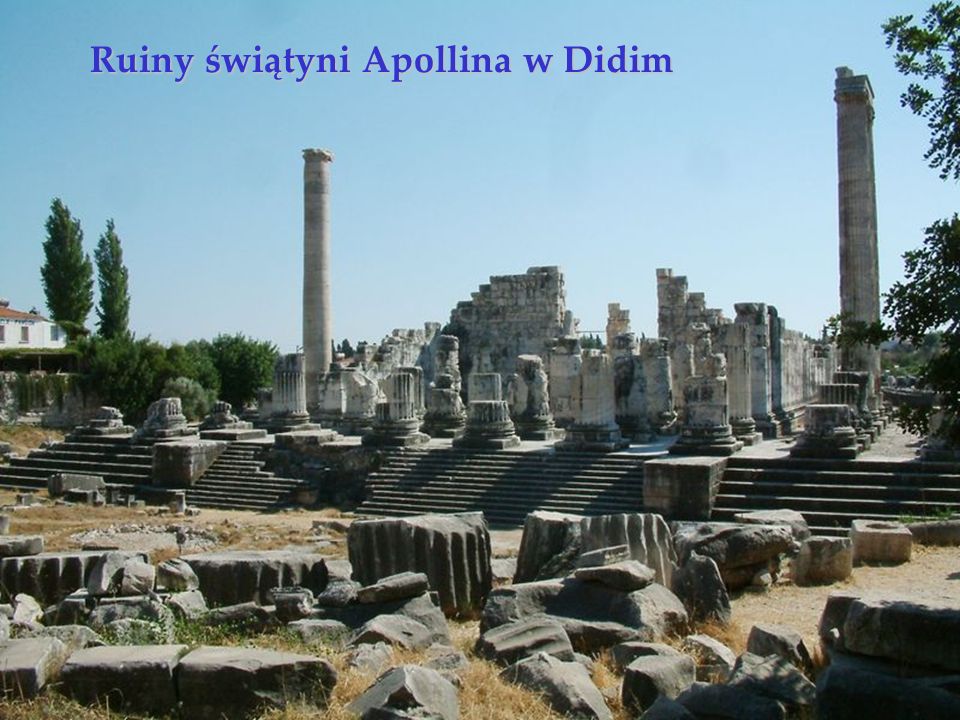 Ruiny świątyni Apollina w Didim
