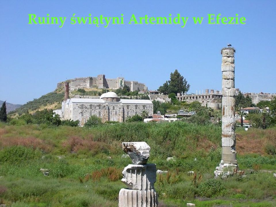Ruiny świątyni Artemidy w Efezie