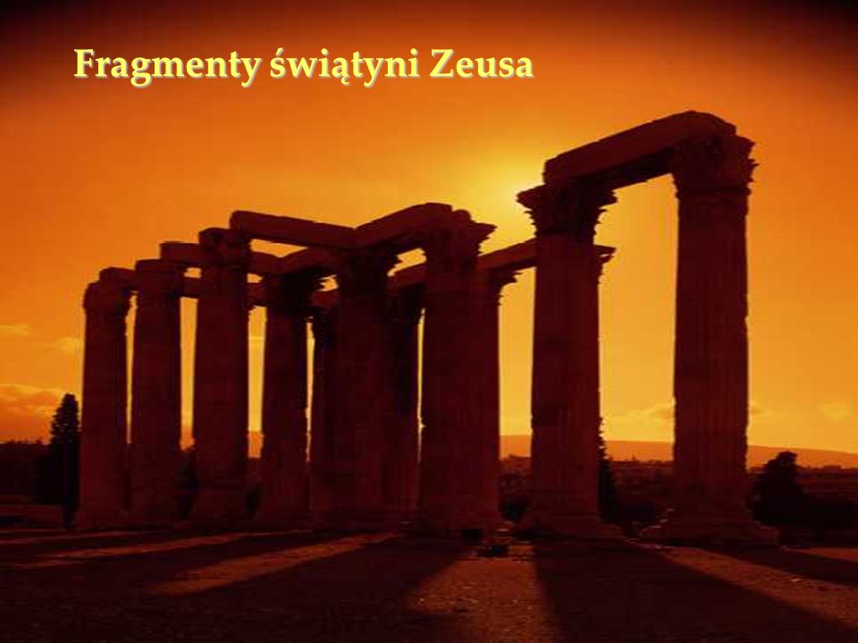 Fragmenty świątyni Zeusa