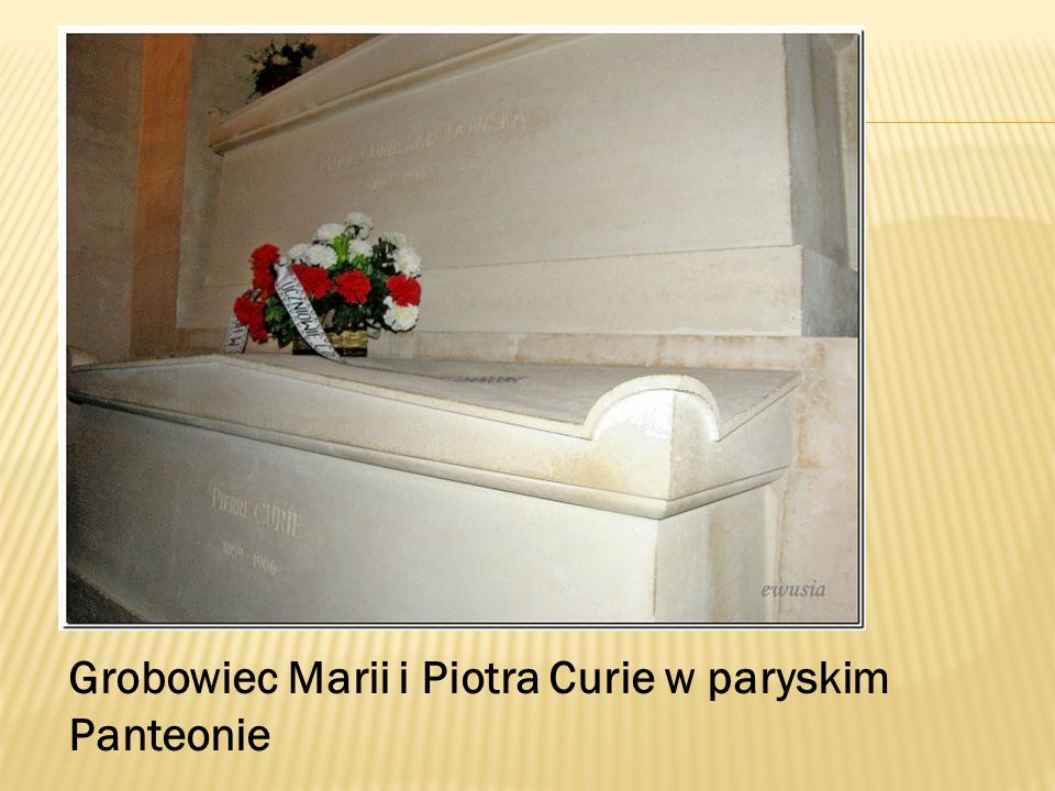 Grobowiec Marii i Piotra Curie w paryskim Panteonie