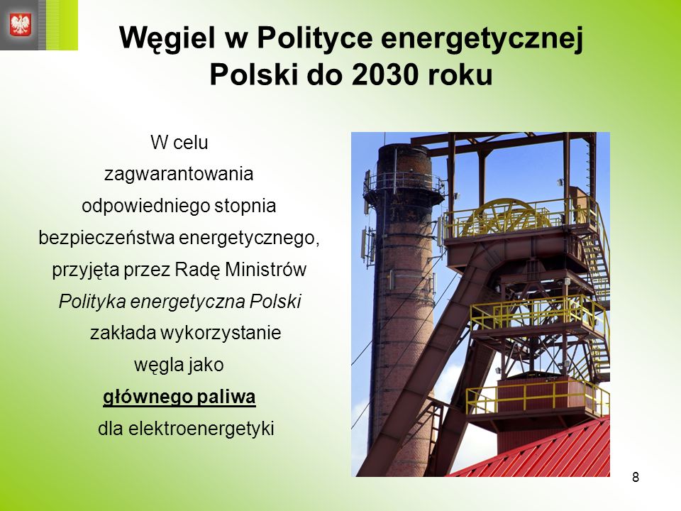 Węgiel w Polityce energetycznej Polski do 2030 roku
