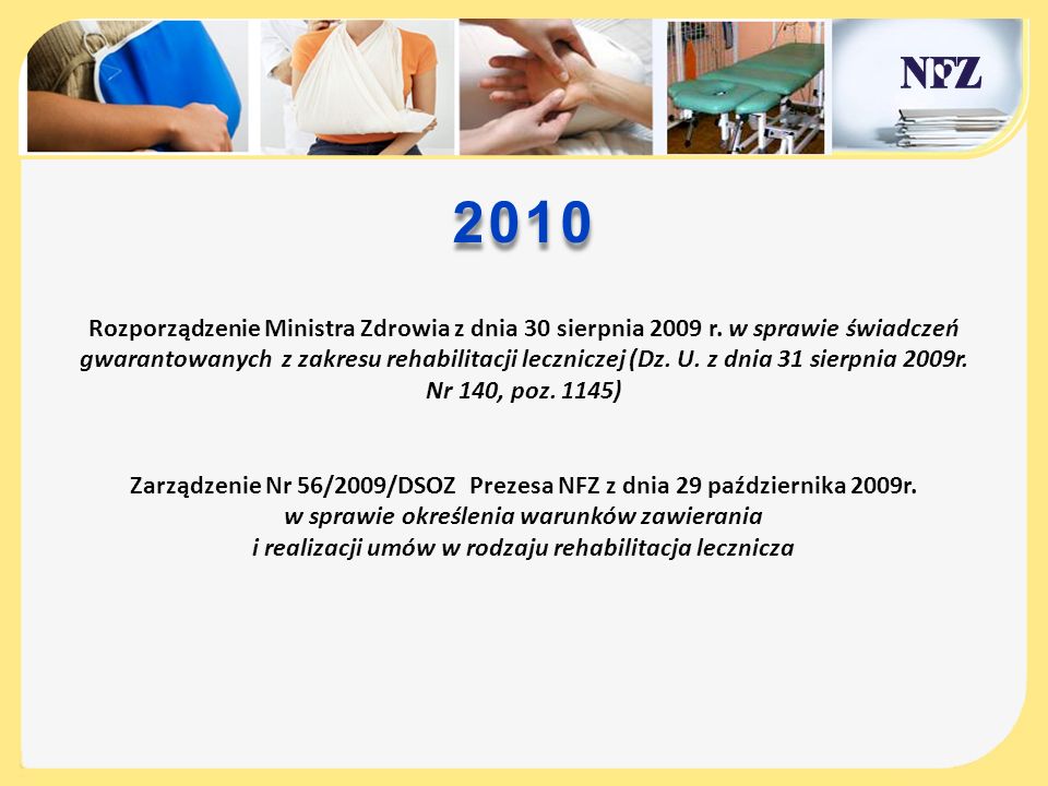 Zarządzenie Nr 56/2009/DSOZ Prezesa NFZ z dnia 29 października 2009r.