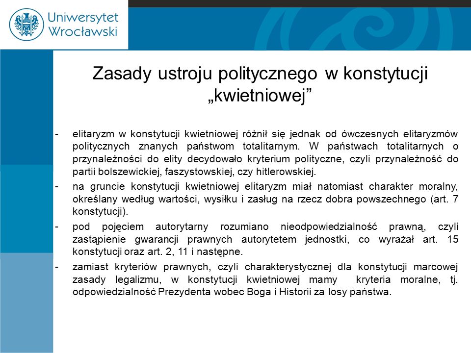 Rzeczpospolita Polska Jako Państwo Autorytarne - Ppt Pobierz