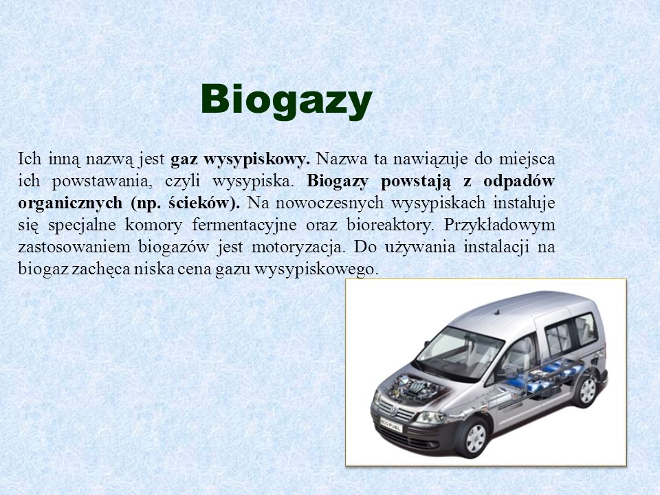 Biogazy