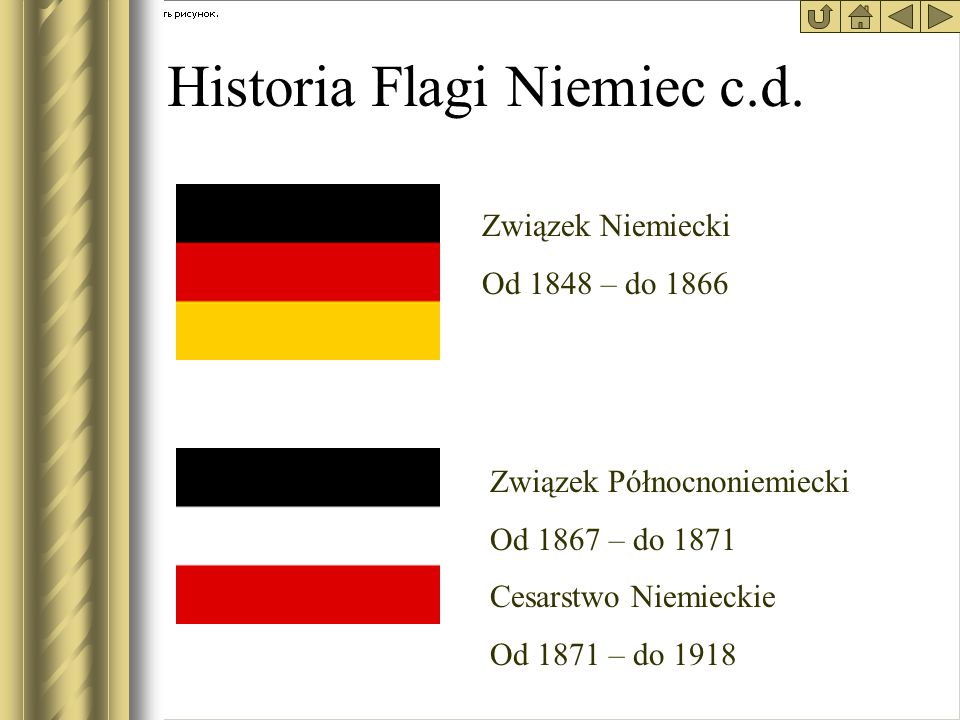 Historia Flagi Niemiec c.d.
