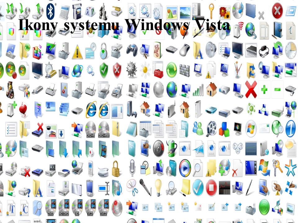 5 Ikony systemu Windows Vista