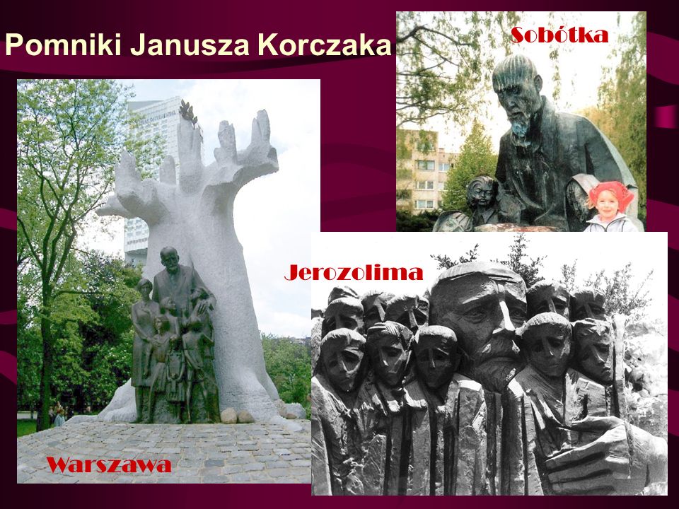 Pomniki Janusza Korczaka