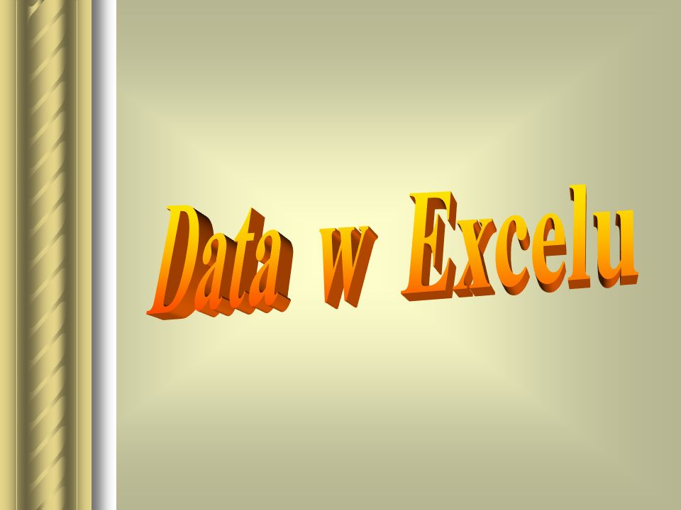 Data w Excelu