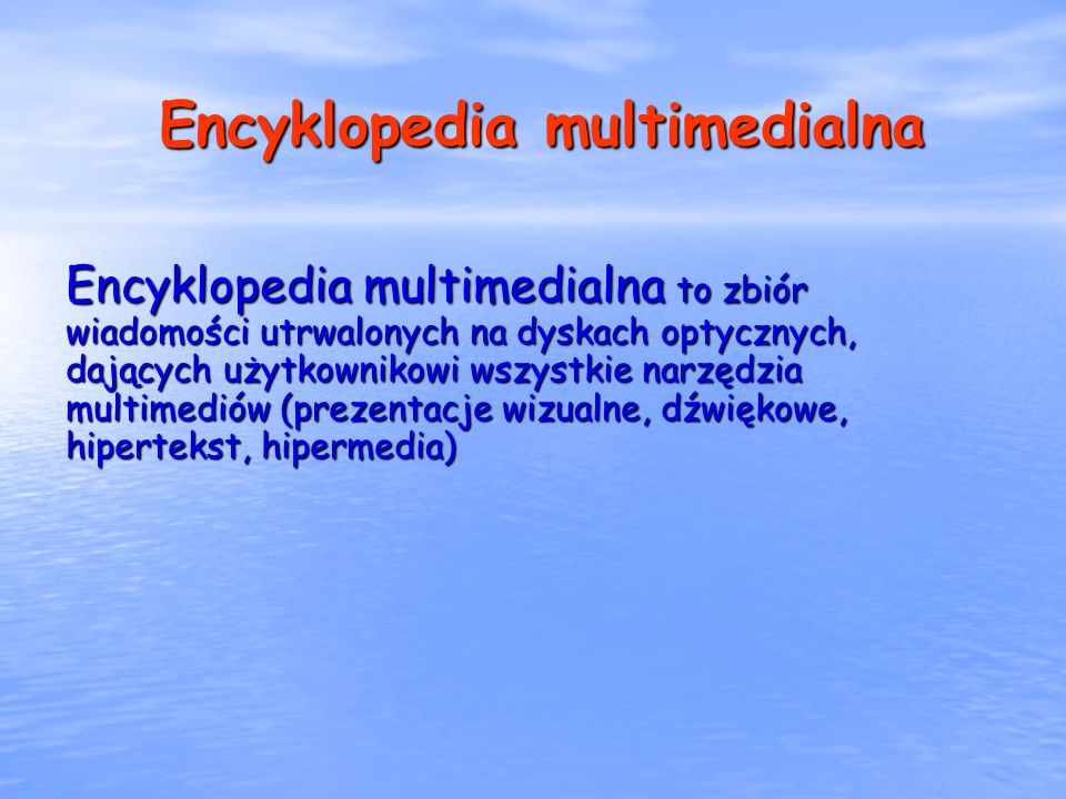 Encyklopedia multimedialna
