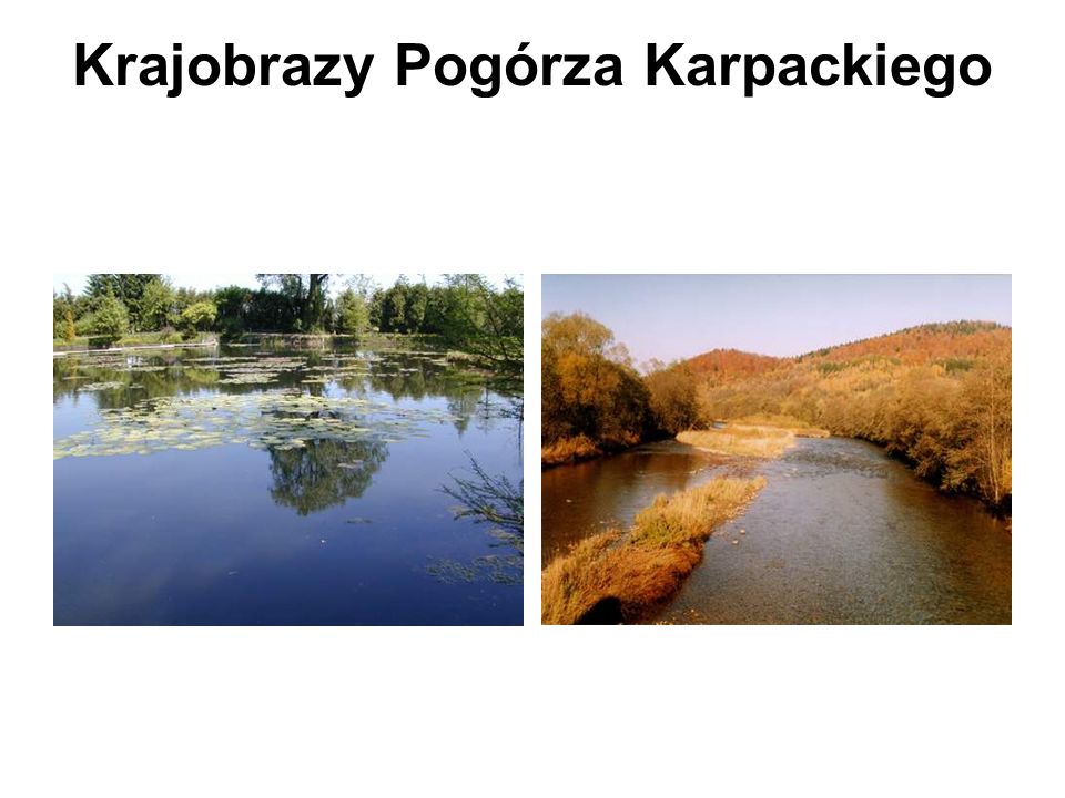 Krajobrazy Pogórza Karpackiego